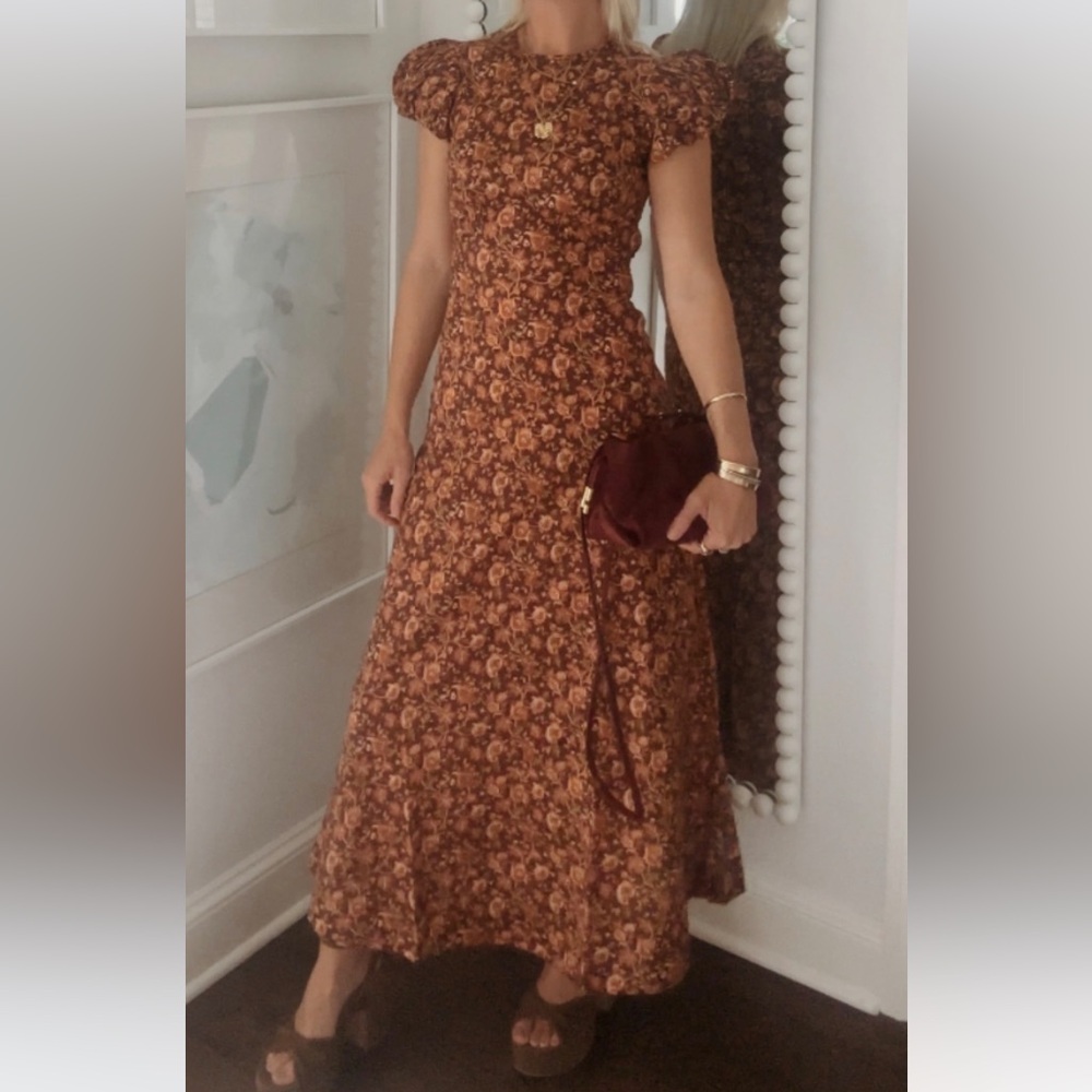 Doen Rhodia Dress in Mulberry Vine Floral - Picture 3 of 12